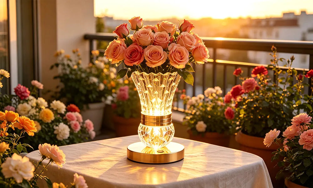 PetalGlow Lamp